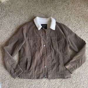 Mens Sherpa lined Corduroy Jacket